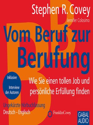 cover image of Vom Beruf zur Berufung